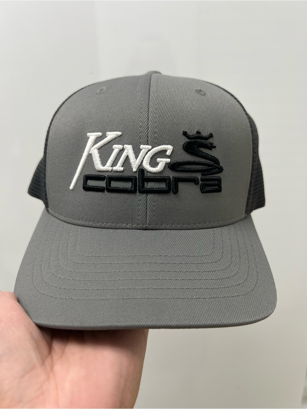 King Cobra Grey Trucker Hat